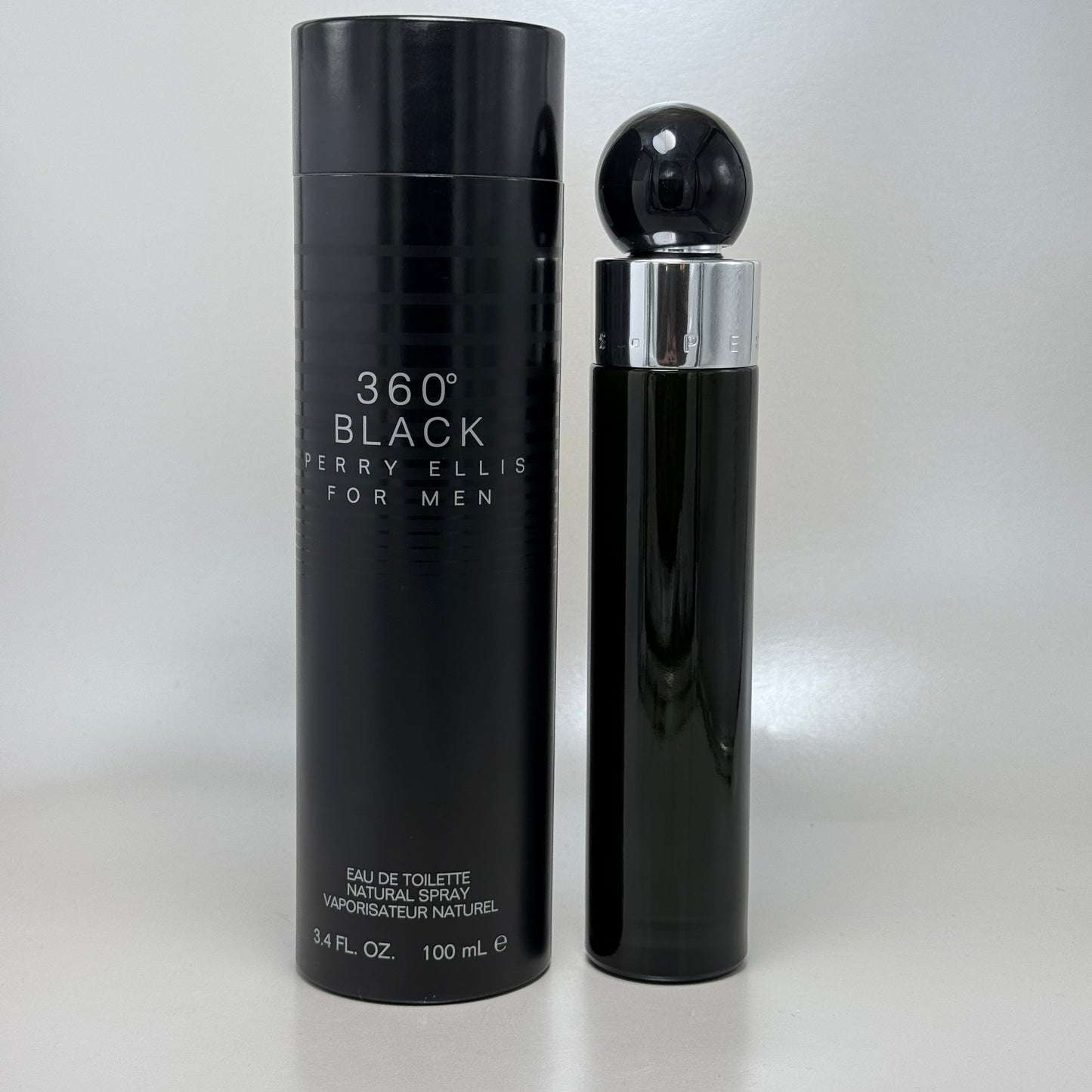 Perry Ellis 360° Black for Men Eau de Toilette 100 ml