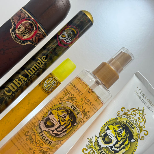 Cuba Tiger for Women Must Have Estuche Eau de Parfum 100 ml + Eau de Parfum 35 ml + Cuba Young 15 ml + Body Splash 200 ml + Body Lotion 200 ml