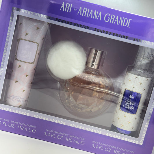 Ariana Grande Ari Gift Set Eau de Parfum 100 ml + Body Mist 118 ml + Body Cream 100 ml