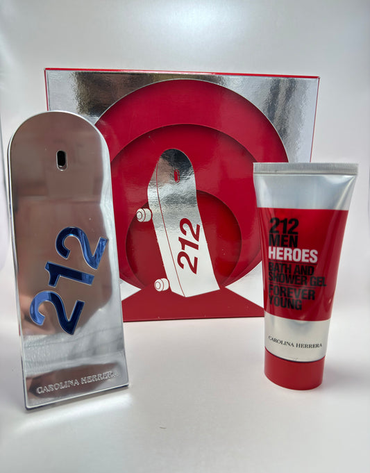 Carolina Herrera 212 Men Heroes Forever Young Estuche Eau de Toilette 90 ml + Shower Gel 100 ml