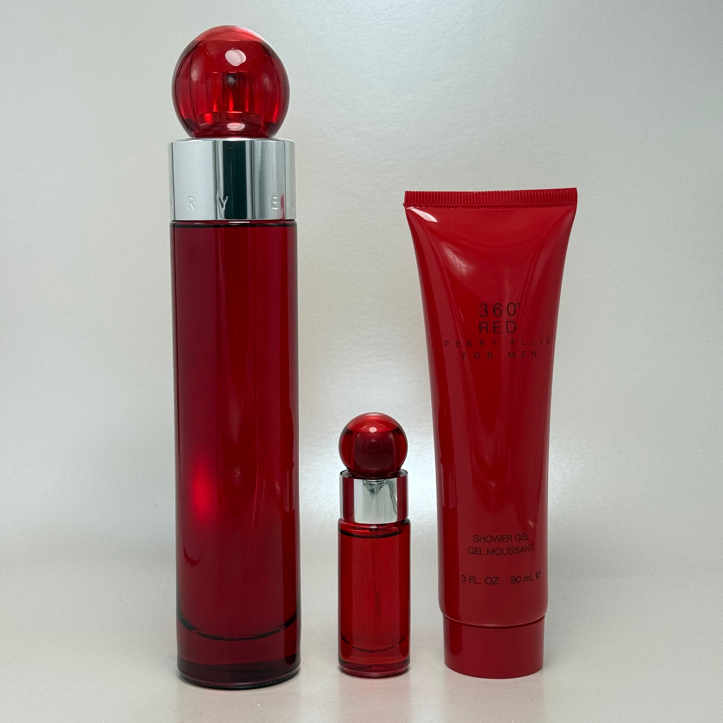 Perry Ellis 360° Red for Men Estuche Eau de Toilette 100 ml + 7.5 ml + Shower Gel 90 ml