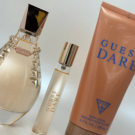 Guess Dare Eau de Toilette Estuche 100 ml + Travel Spray 15 ml + Body Lotion 200 ml