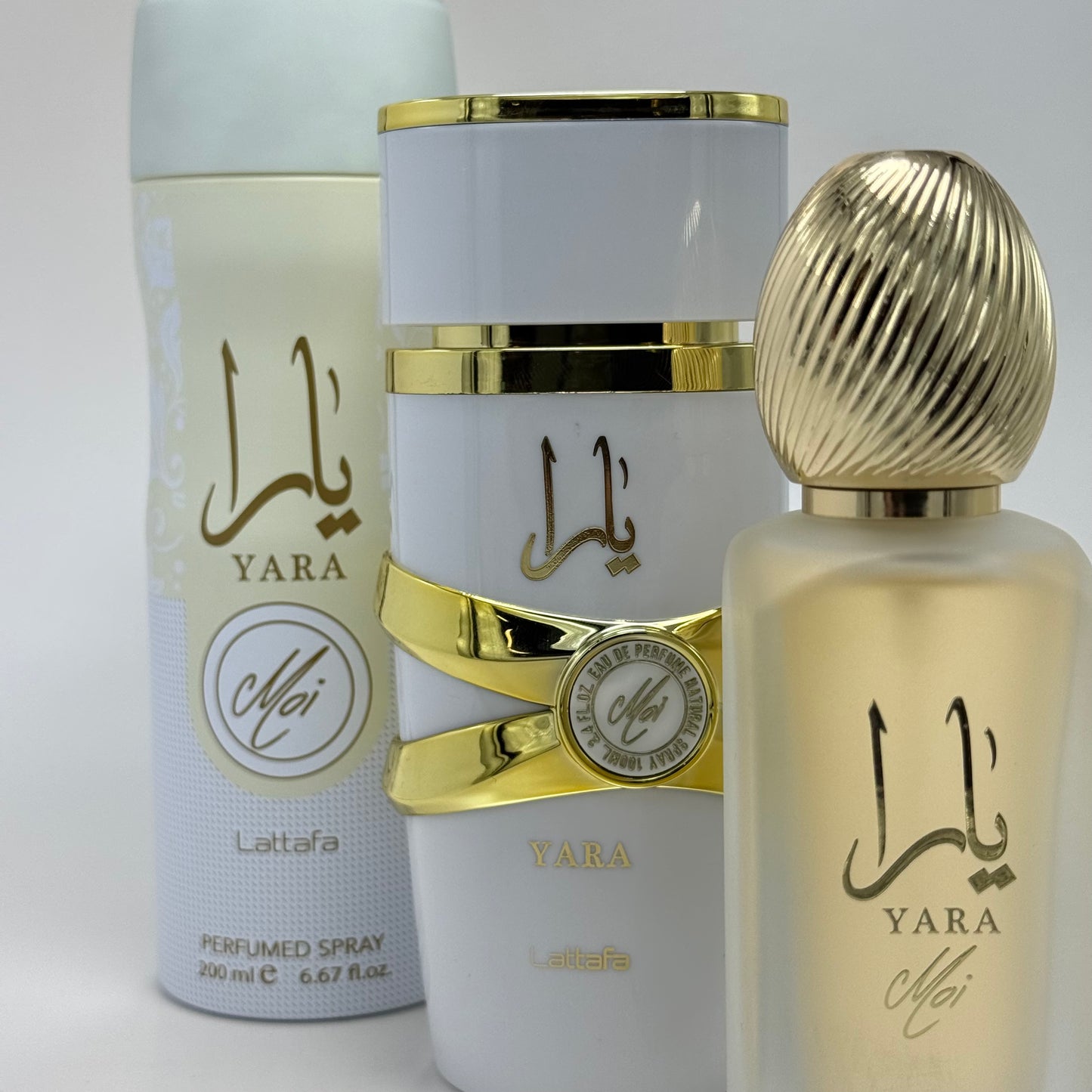 Lattafa Yara Moi Eau de Parfum Estuche 100 ml + Perfume Spray 200 ml + Hair Mist 50 ml
