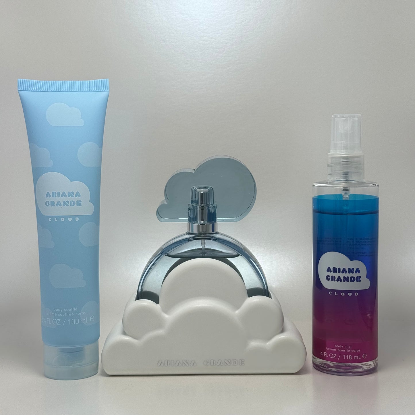 Ariana Grande Cloud Eau de Parfum 100 ml + Body Mist 118 ml + Body Soufflé 100 ml