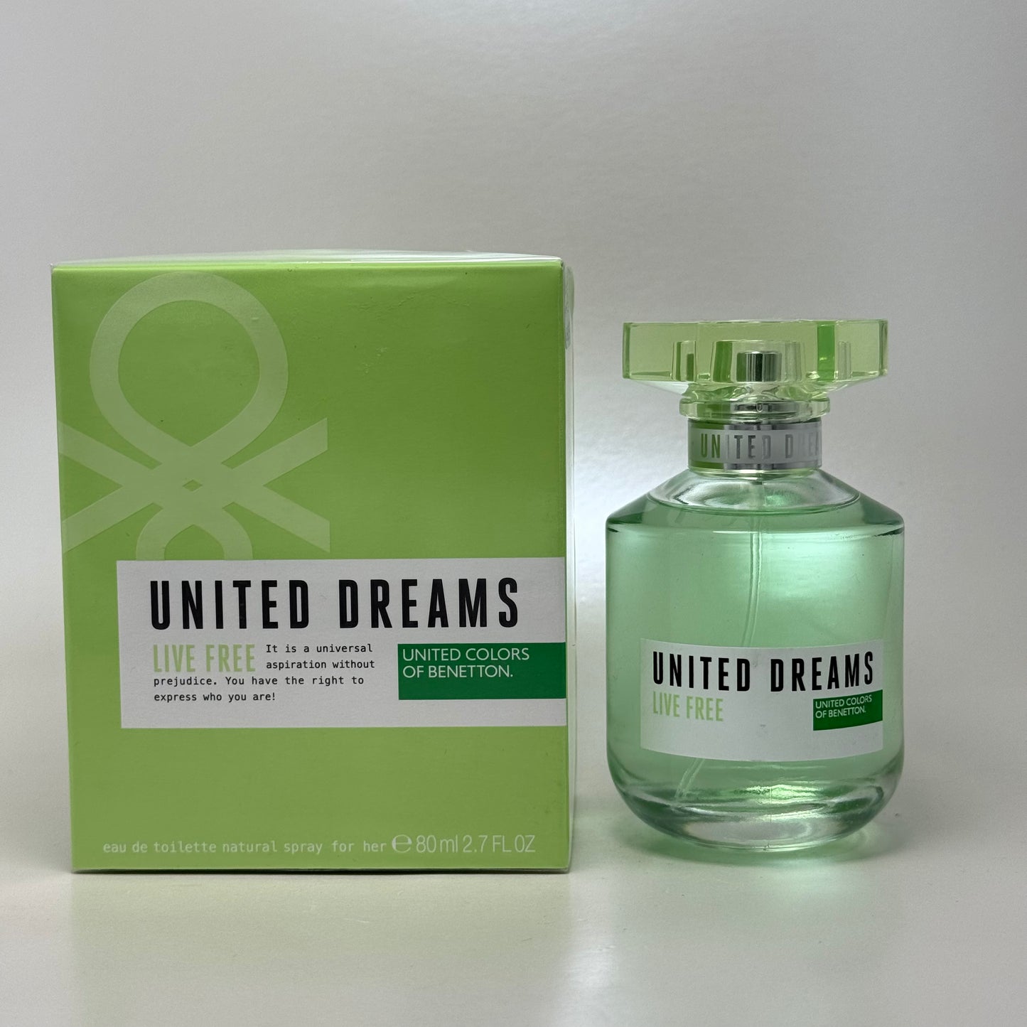 United Colors of Benetton United Dreams Live Free for Her Eau de Toilette 80 ml