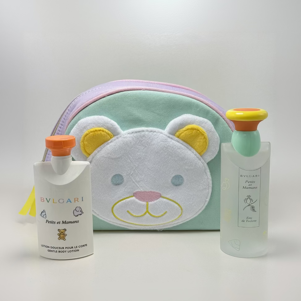 Bvlgari Petits et Mamans Eau de Toilette 100 ml + Trousse de Toilette + Gentle Body Lotion