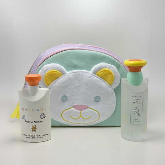 Bvlgari Petits et Mamans Eau de Toilette 100 ml + Trousse de Toilette + Gentle Body Lotion