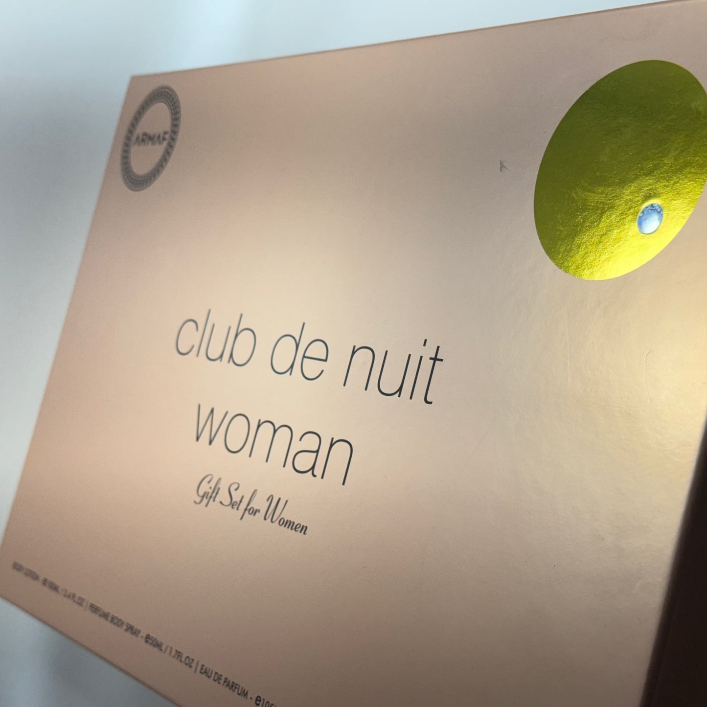 Armaf Club de Nuit Woman Gift Set Eau de Parfum 105 ml + Body Spray 50 ml + Body Mist 250 ml